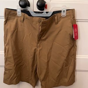 Men’s Golf Solid Twill Short, bcg from Academy, size 34, khaki